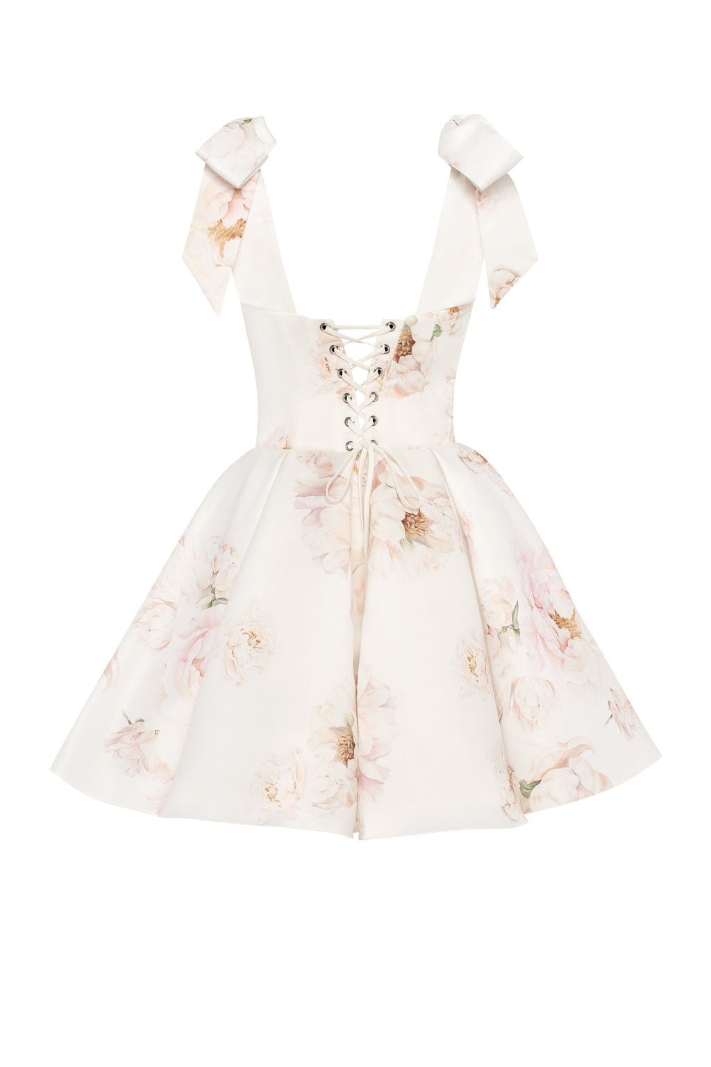 Splendor pink peony mini dress on straps, Garden of Eden