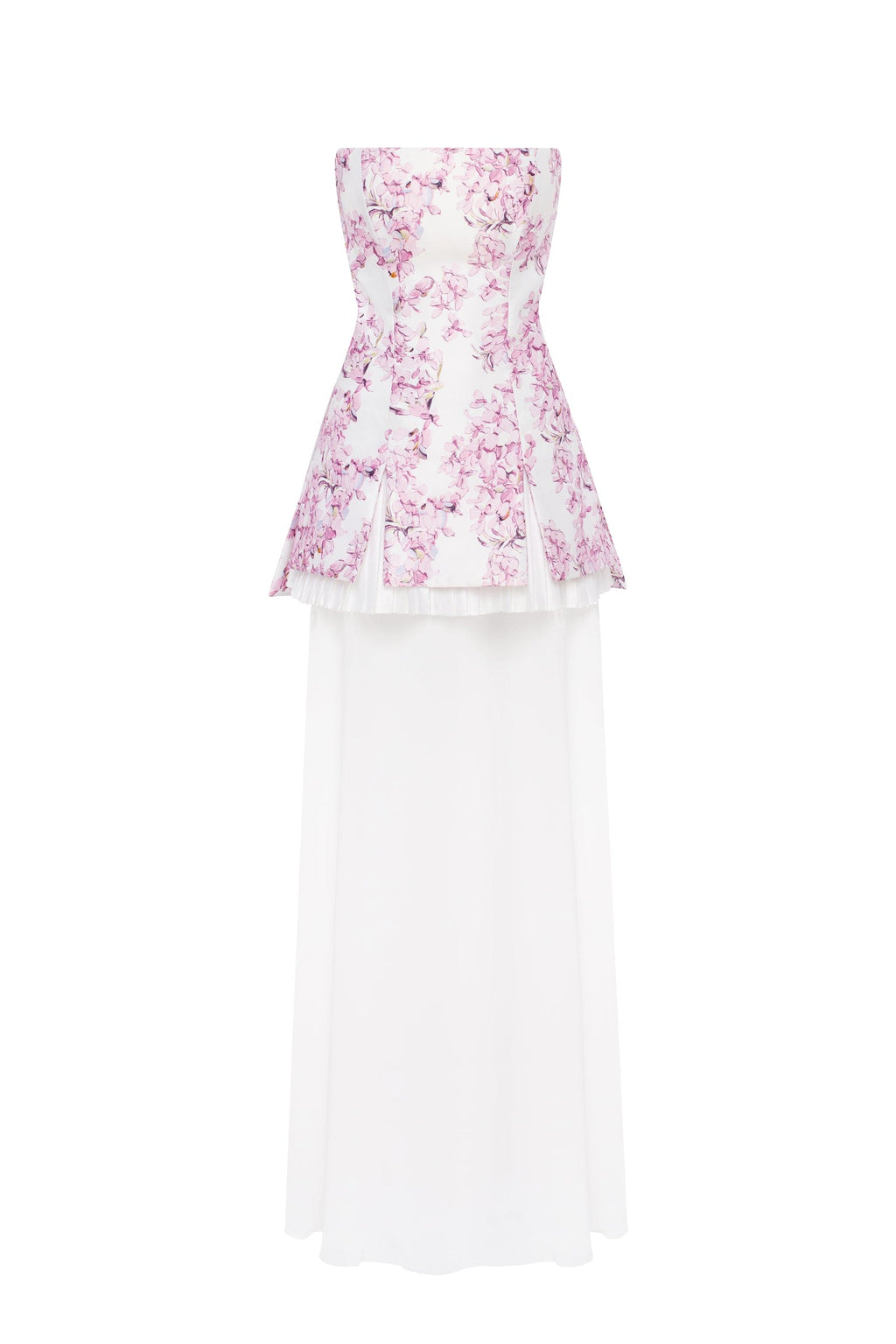 2-in-1 pink sakura mini with a detachable underskirt