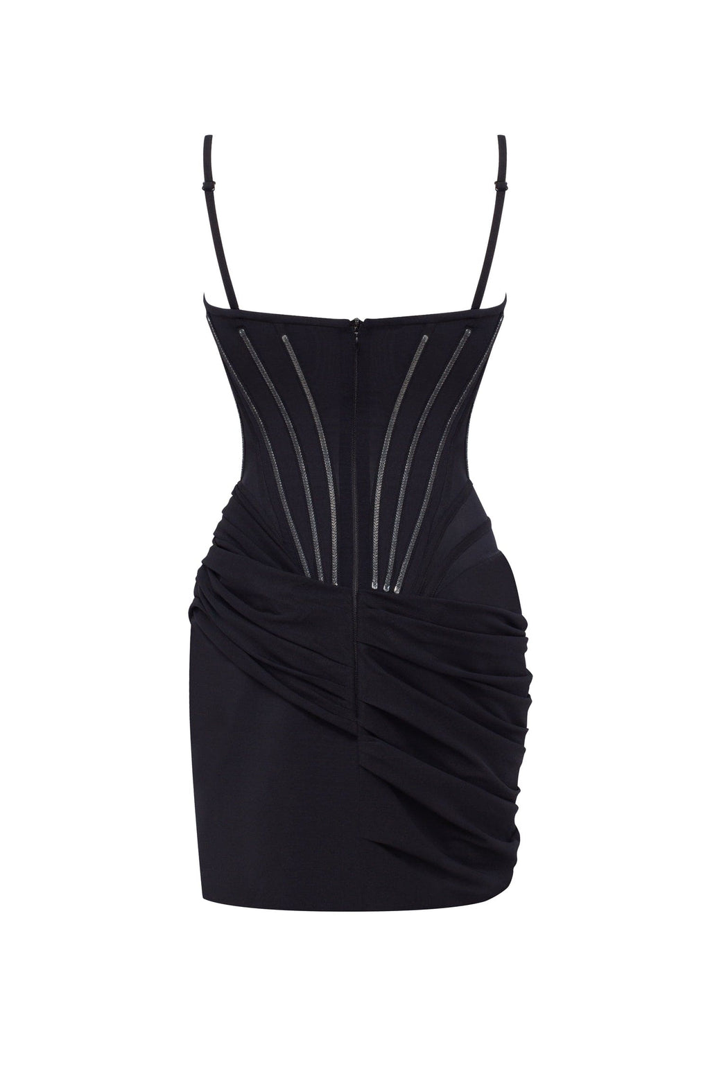 Chic fitted corset mini dress, Parisienne