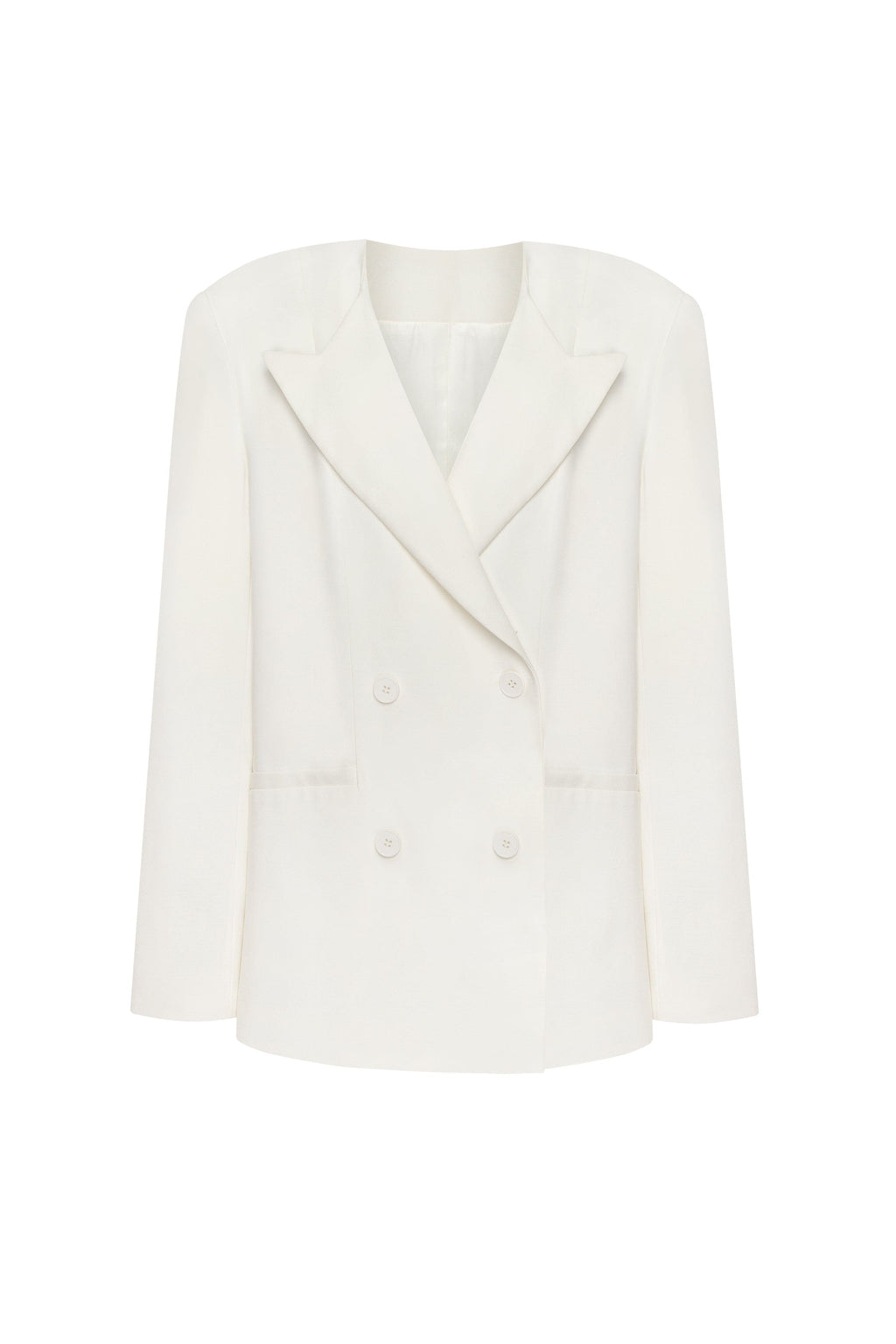 Panache white single-breasted blazer, Xo Xo
