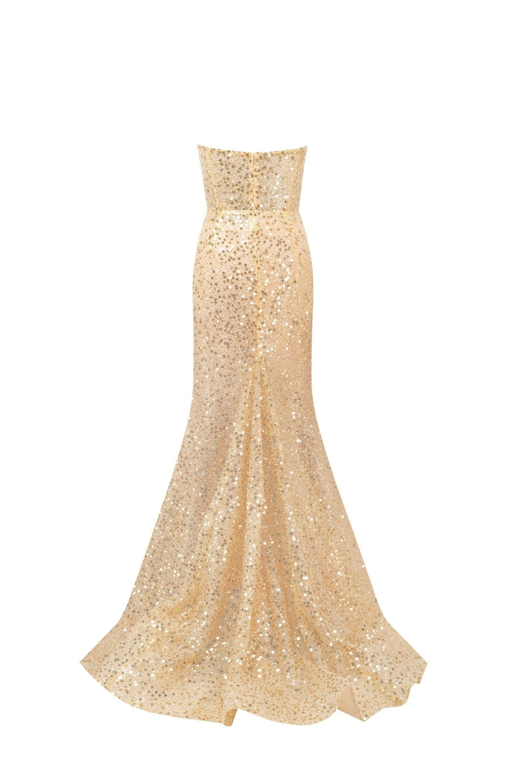 Showstopper maxi dress covered in gold sequins - Milla