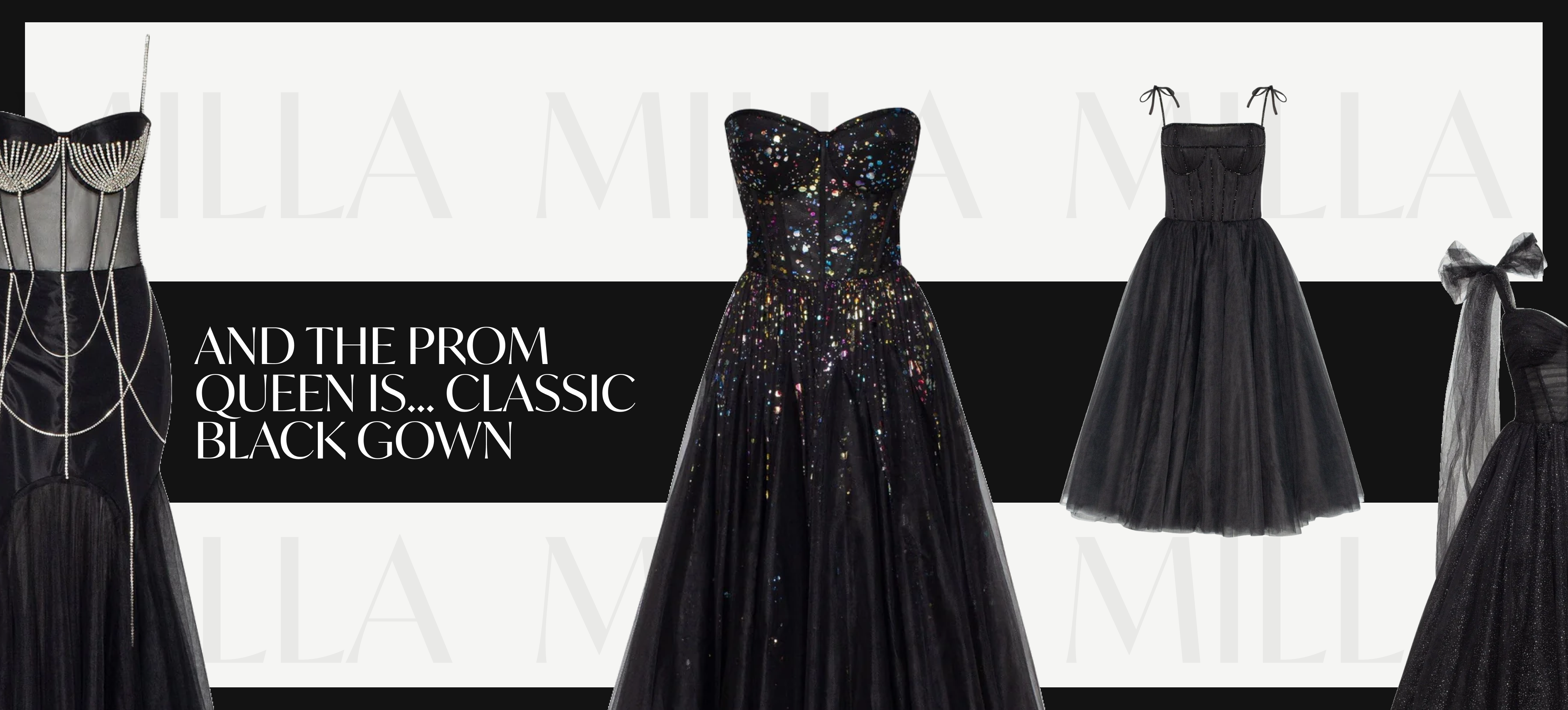 And the prom queen is... Classic black gown 🖤