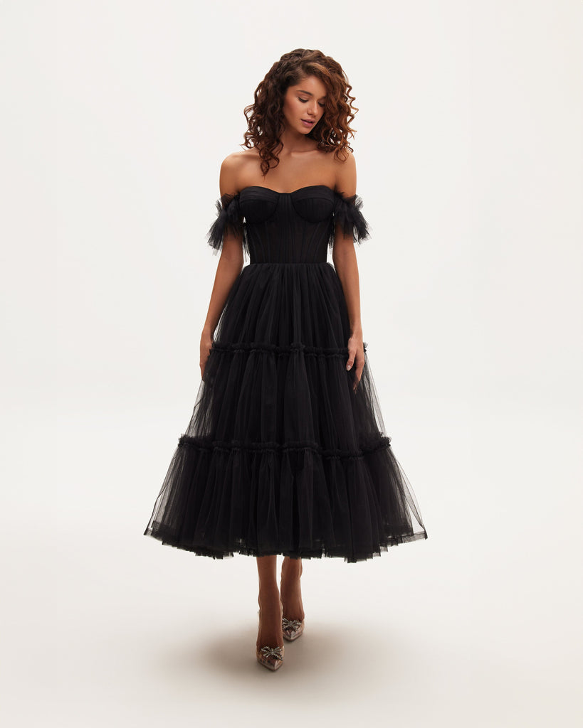 トップス Treat Girl's tulle frill jersey (Black) 15033_2_1024x1024.jpg?v=1751543814