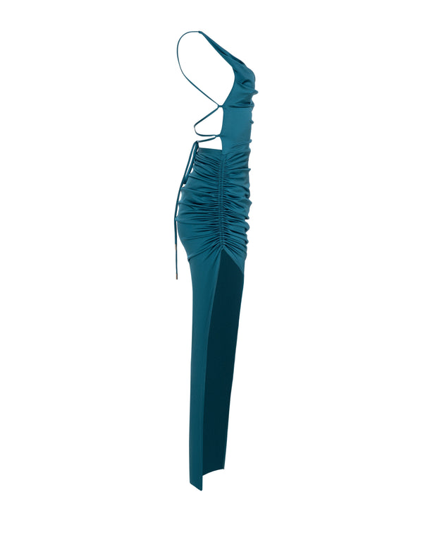 Aquamarine slip style maxi dress