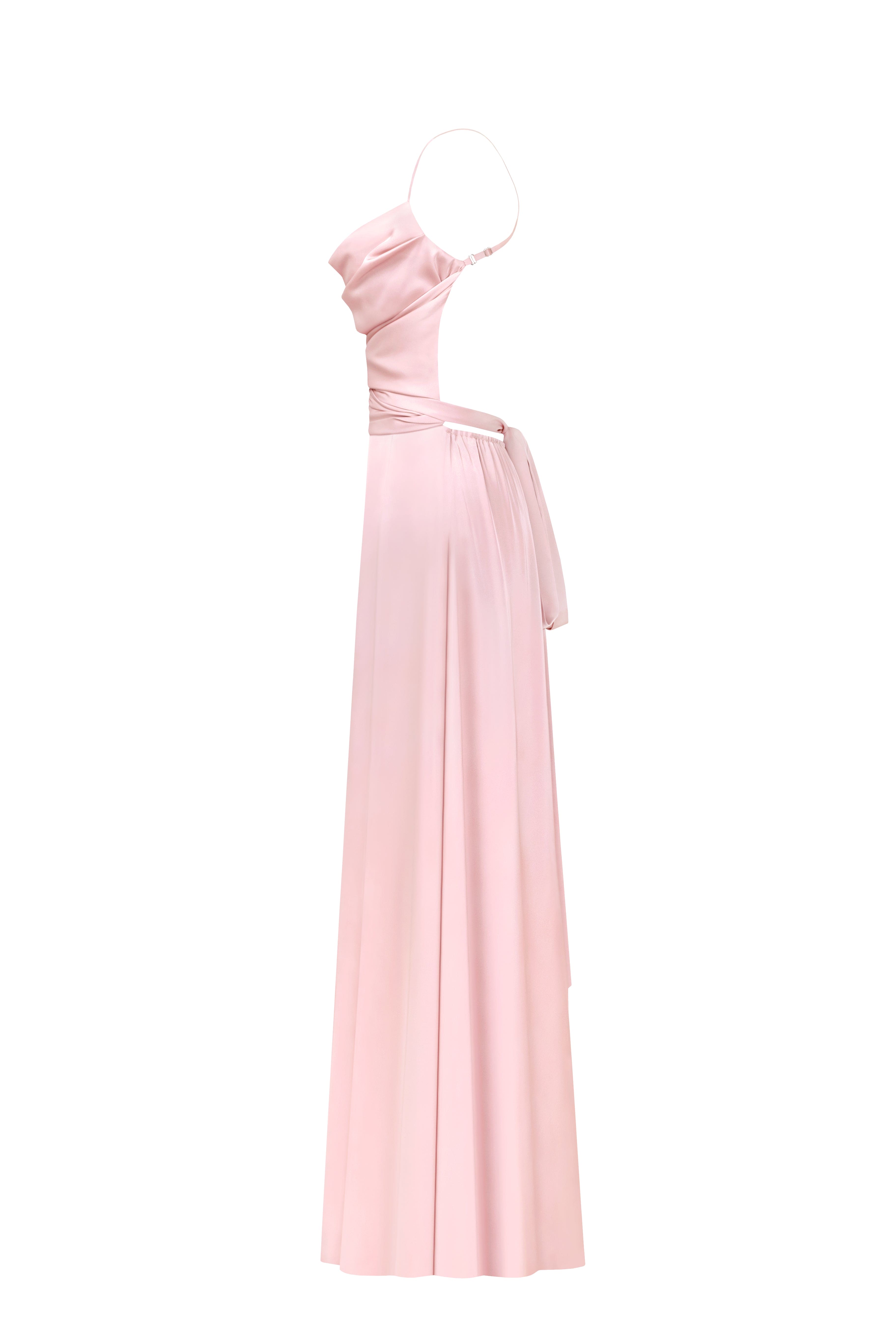 Boudoir misty rose silk slip dress ➤➤ Milla Dresses - USA, Worldwide  delivery