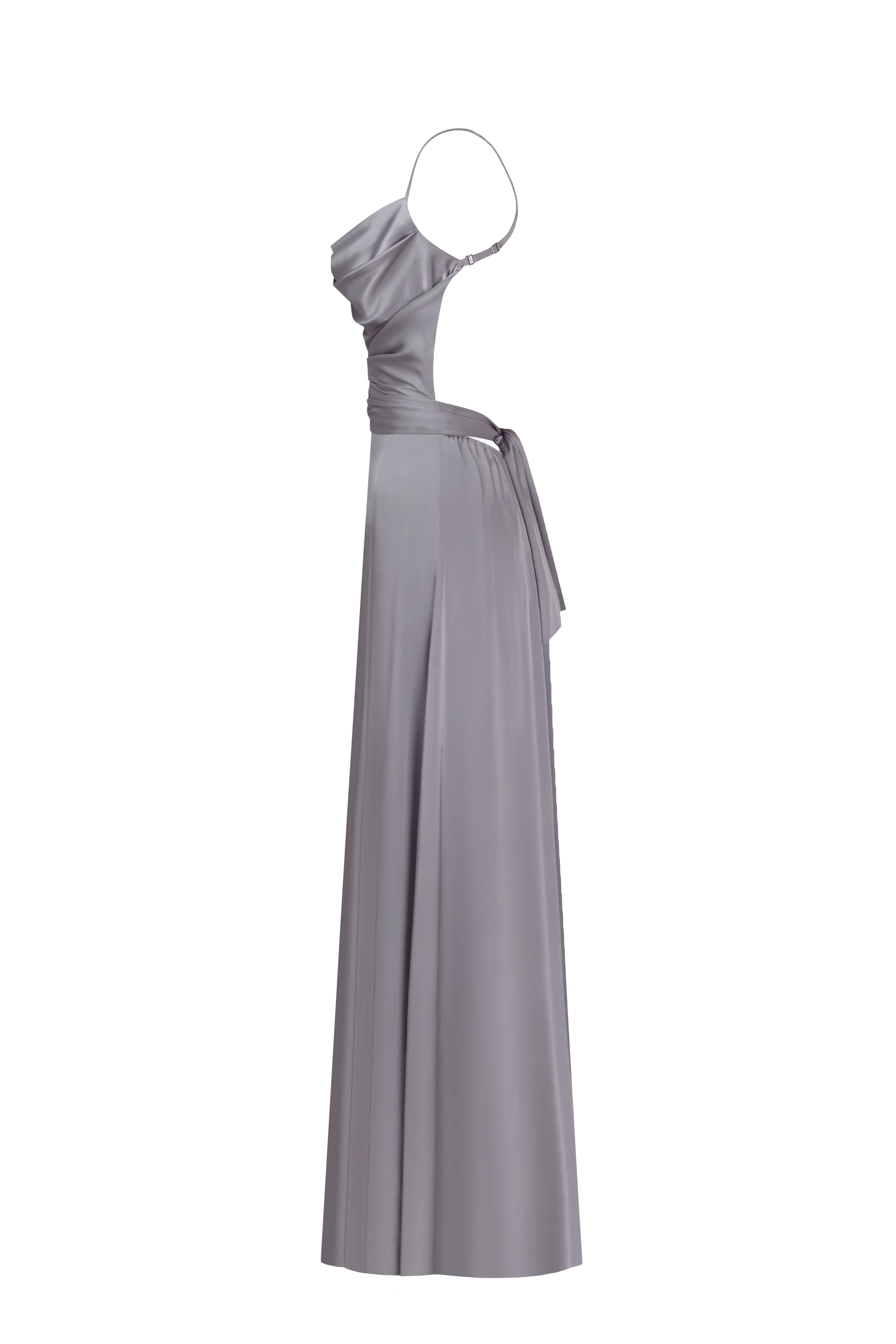 Gray Slip Dress Silk -  Canada