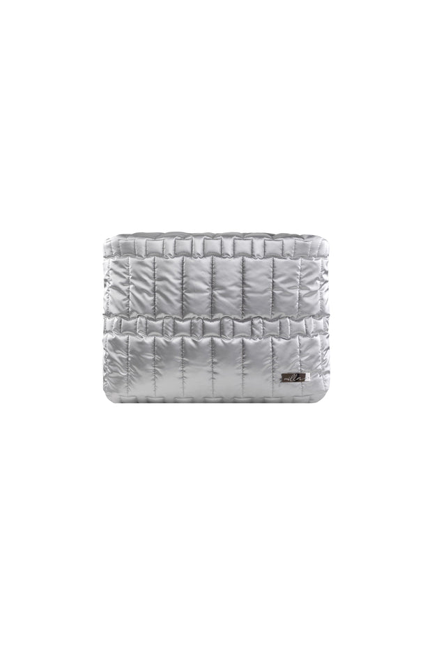 Kicky puffer silver bag