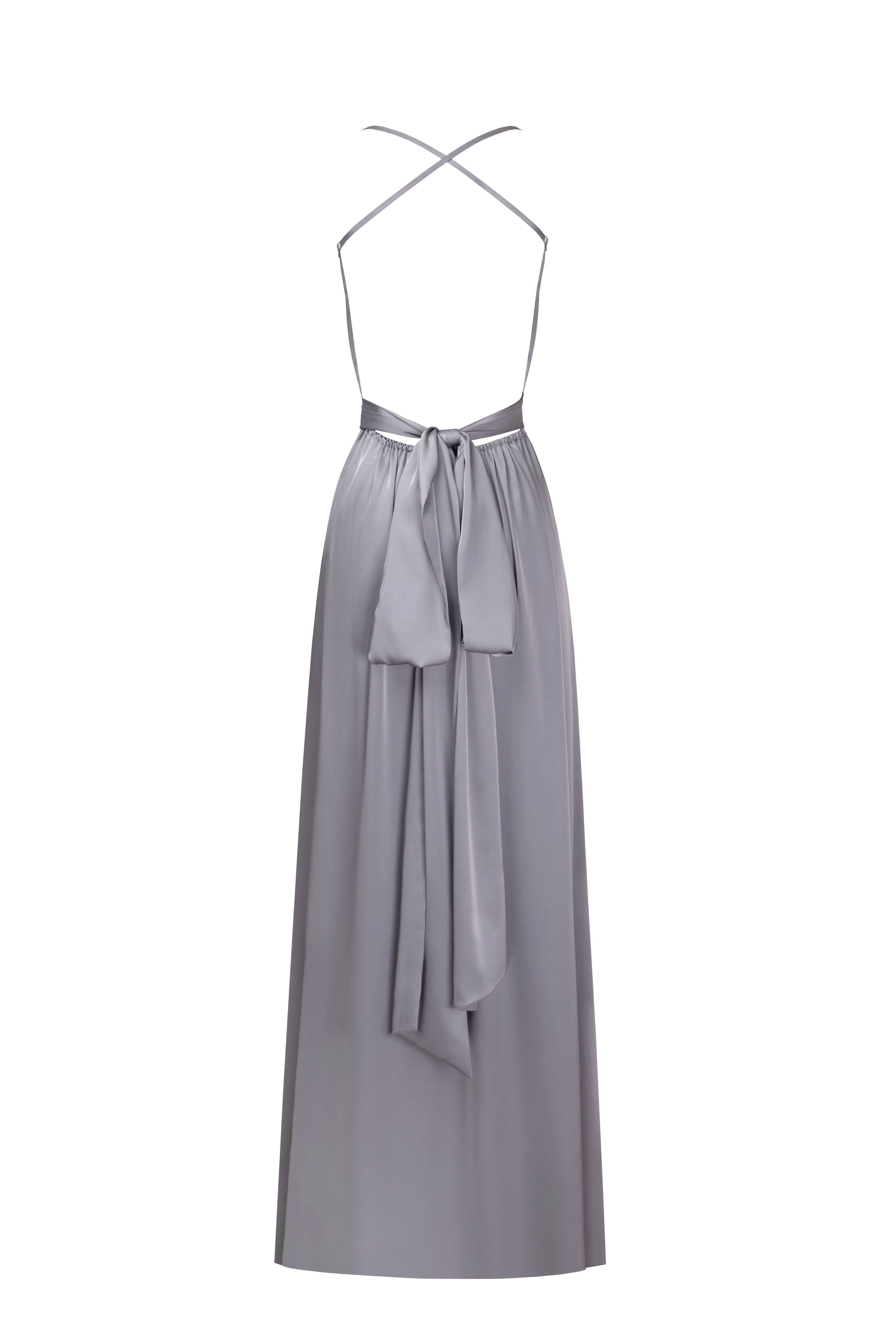 Light gray slip dresses
