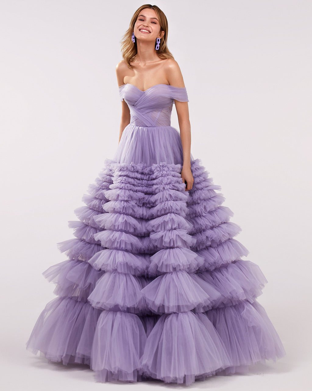 Ultra Puffy Prom Maxi Dress