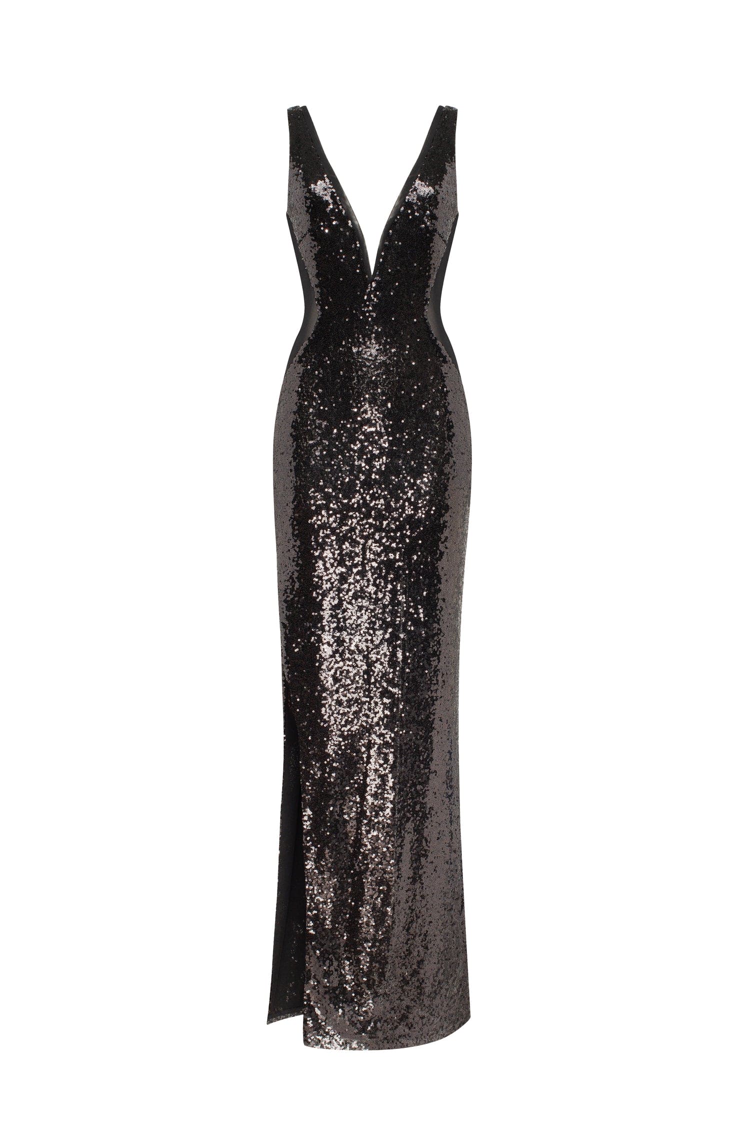 Coast Sequin Embellished Cami Maxi Dress, Black/Multi - Dresses
