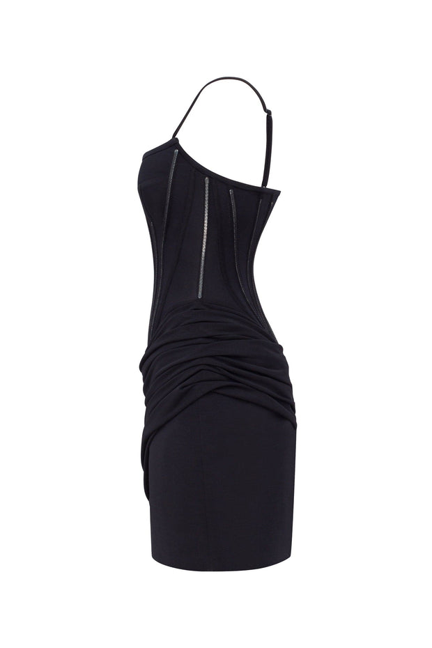 Chic fitted corset mini dress, Parisienne