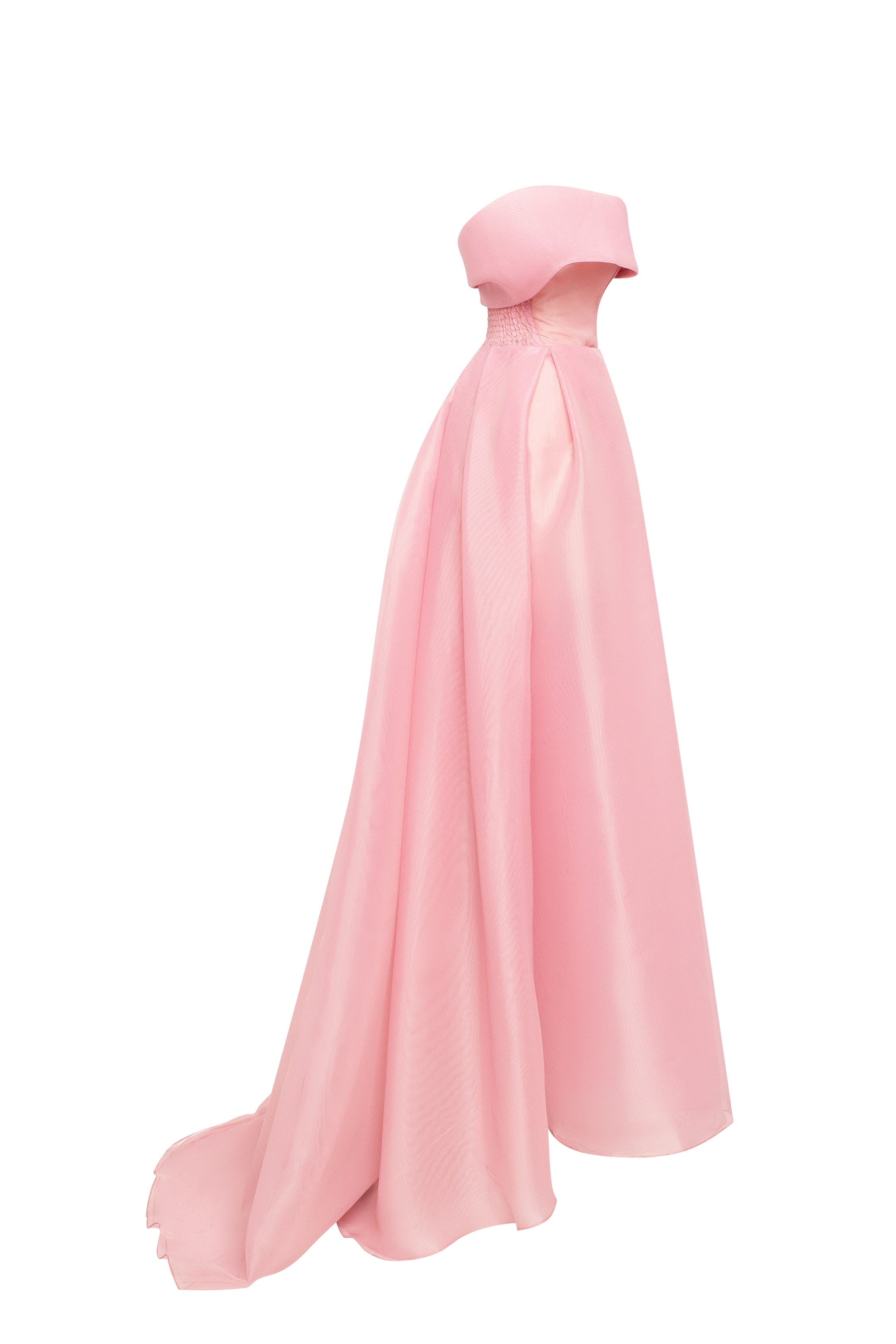 Sophisticated off-the-shoulder misty rose maxi dress, Garden of Eden
