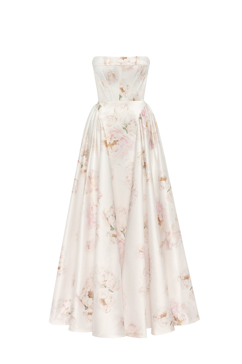 Refined pink peony maxi dress, Garden of Eden Milla Dresses - USA ...