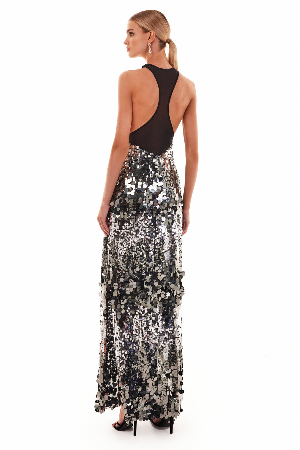 Lumière maxi dress covered in sequins
