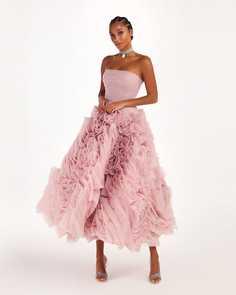 ［kishidamiki ］tec tulle dress - black Thornhille Tulle Tiered Midaxi Dress | Disturbia - Shop