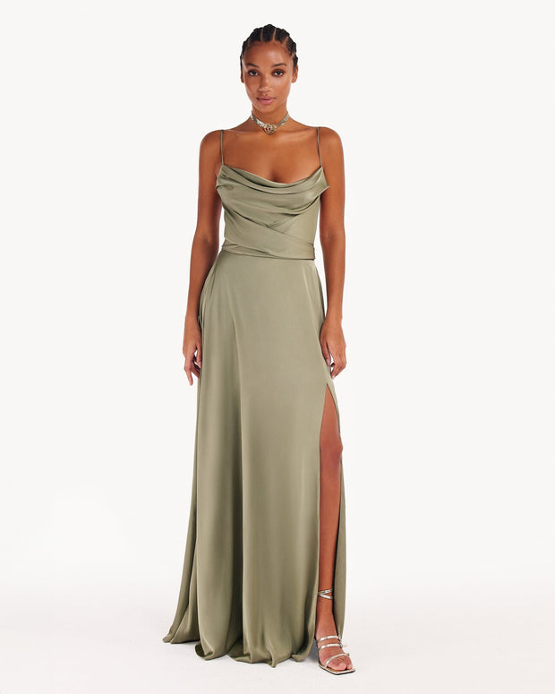 Olive Green Bridesmaid Dresses | Olive Dresses | Birdy Grey