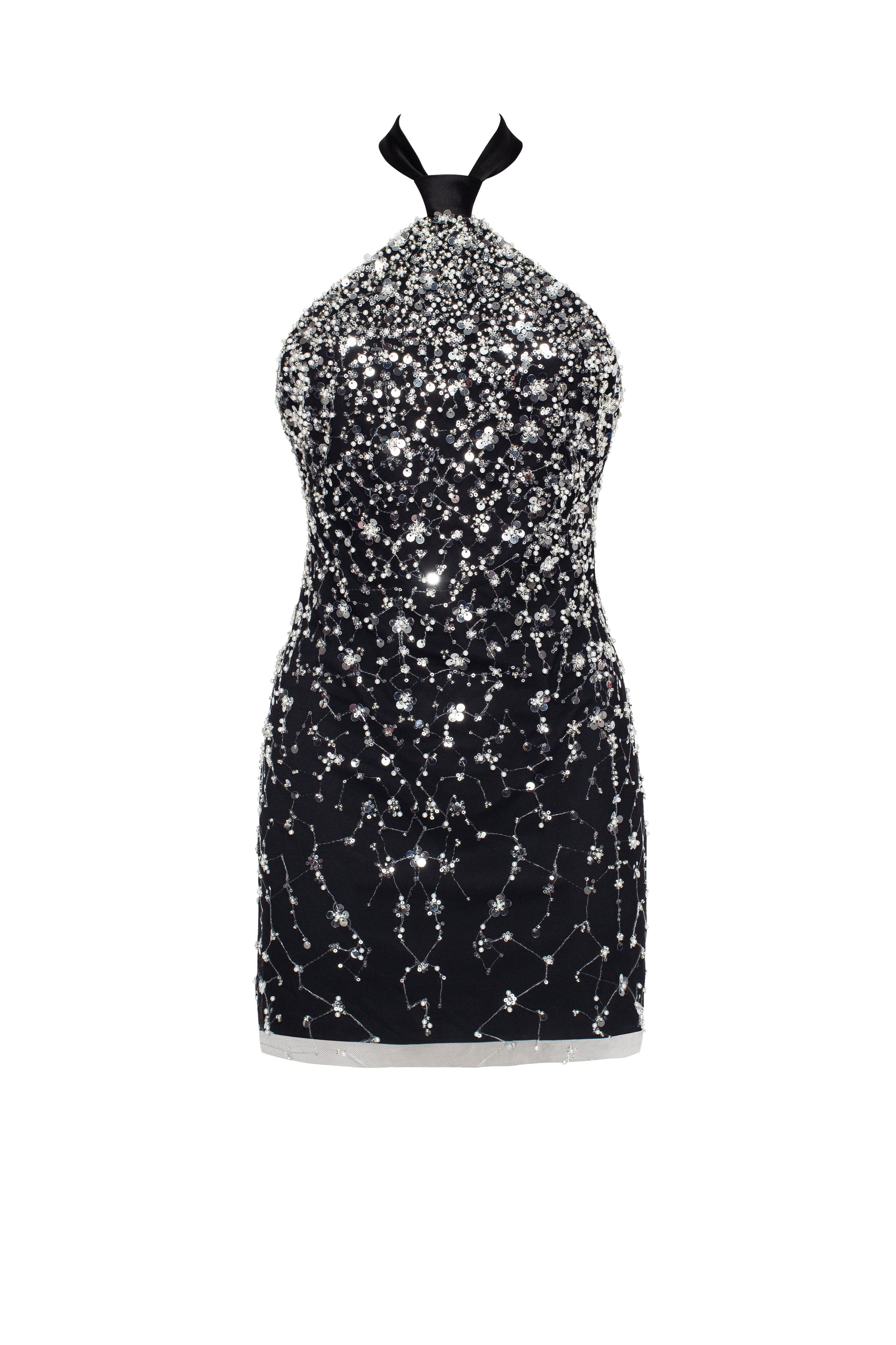 Striking halterneck crystal-embellished mini dress, Xo Xo ➤➤ Milla Dresses  - USA, Worldwide delivery