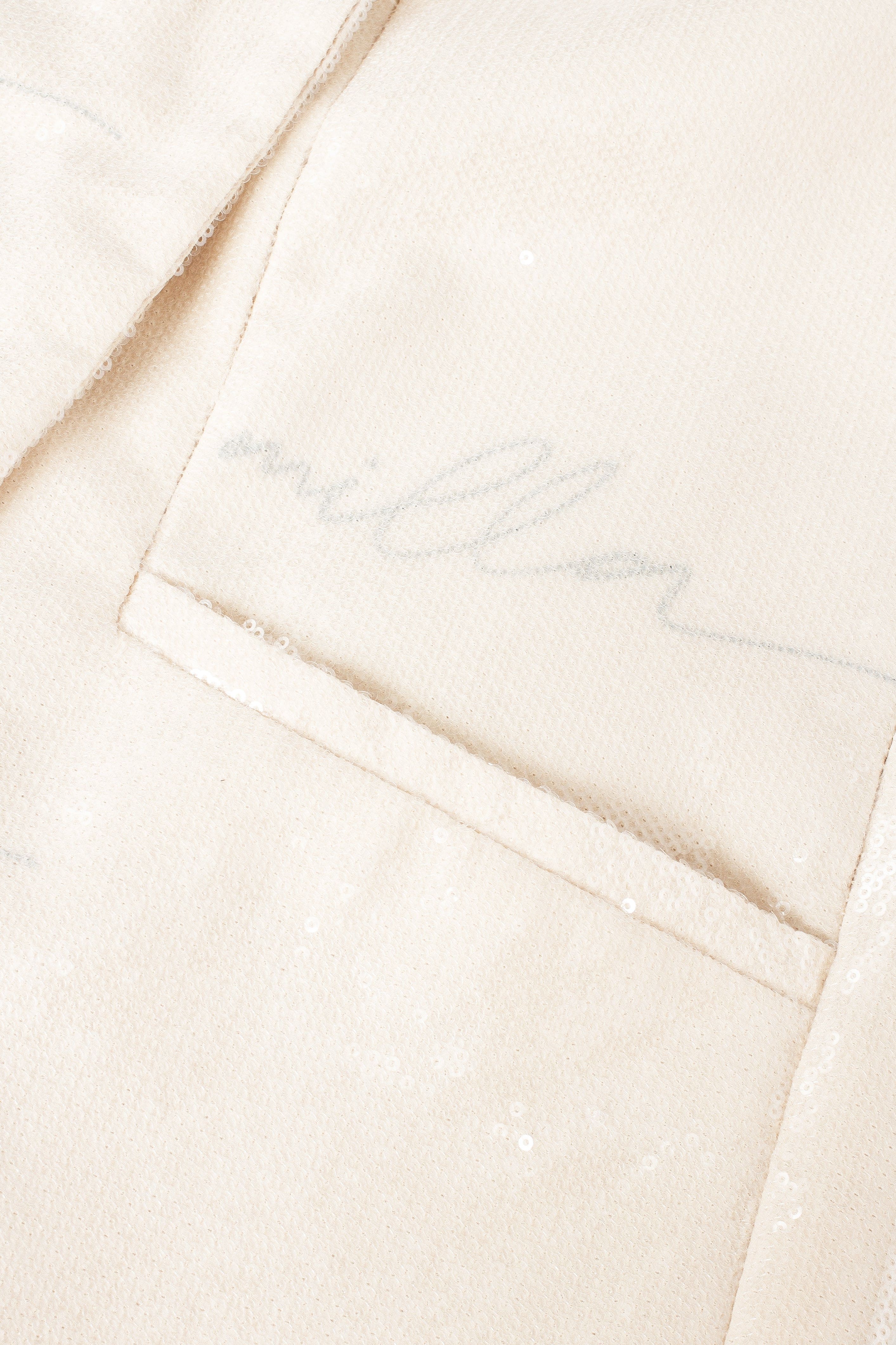 Sparkling beige blazer with Milla's signature, Xo Xo