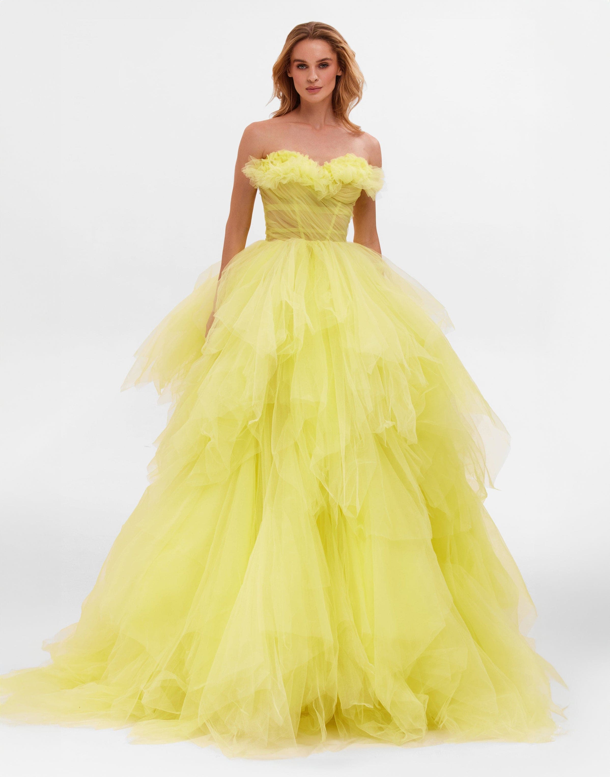 Yellow Strapless High Low Tiered Yellow Evening Gown For Black Girls Custom  Made For African Dubai Photo Shoots, Cocktail Parties, And Special  Occasions From Elegantdress008, $116.79 | DHgate.Com