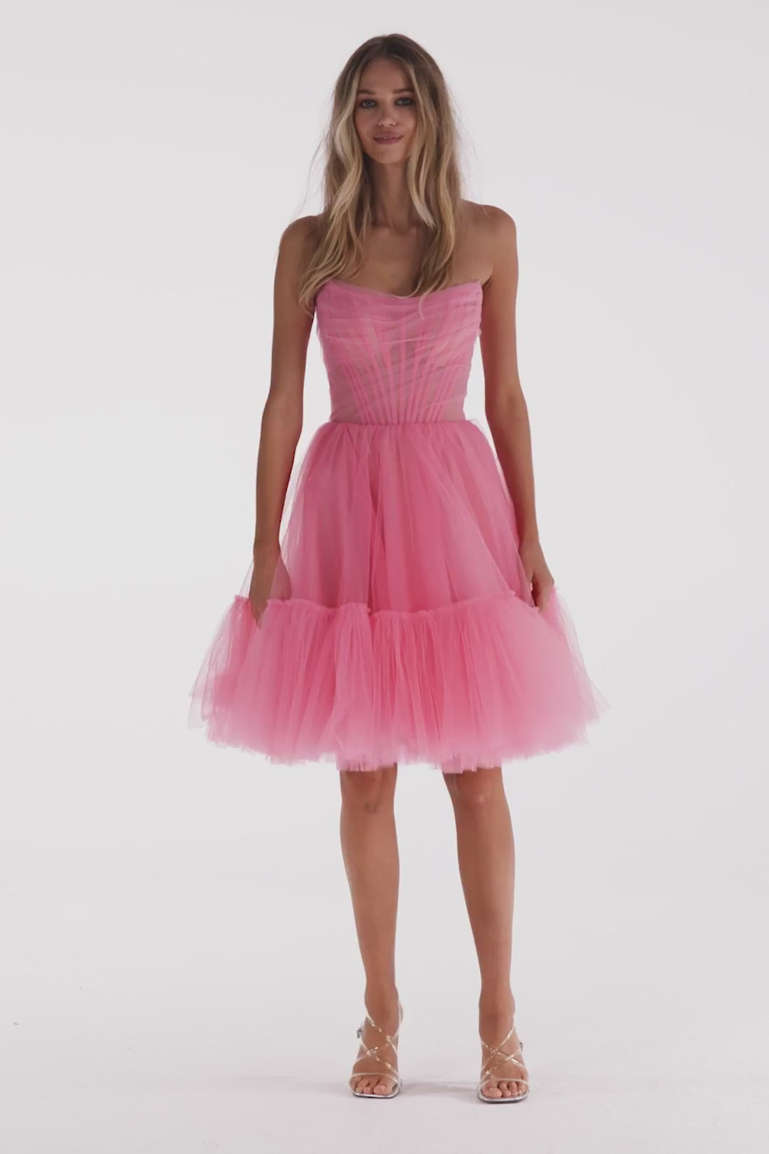 Combination sparkly tulle dress ➤➤ Milla Dresses - USA, Worldwide delivery