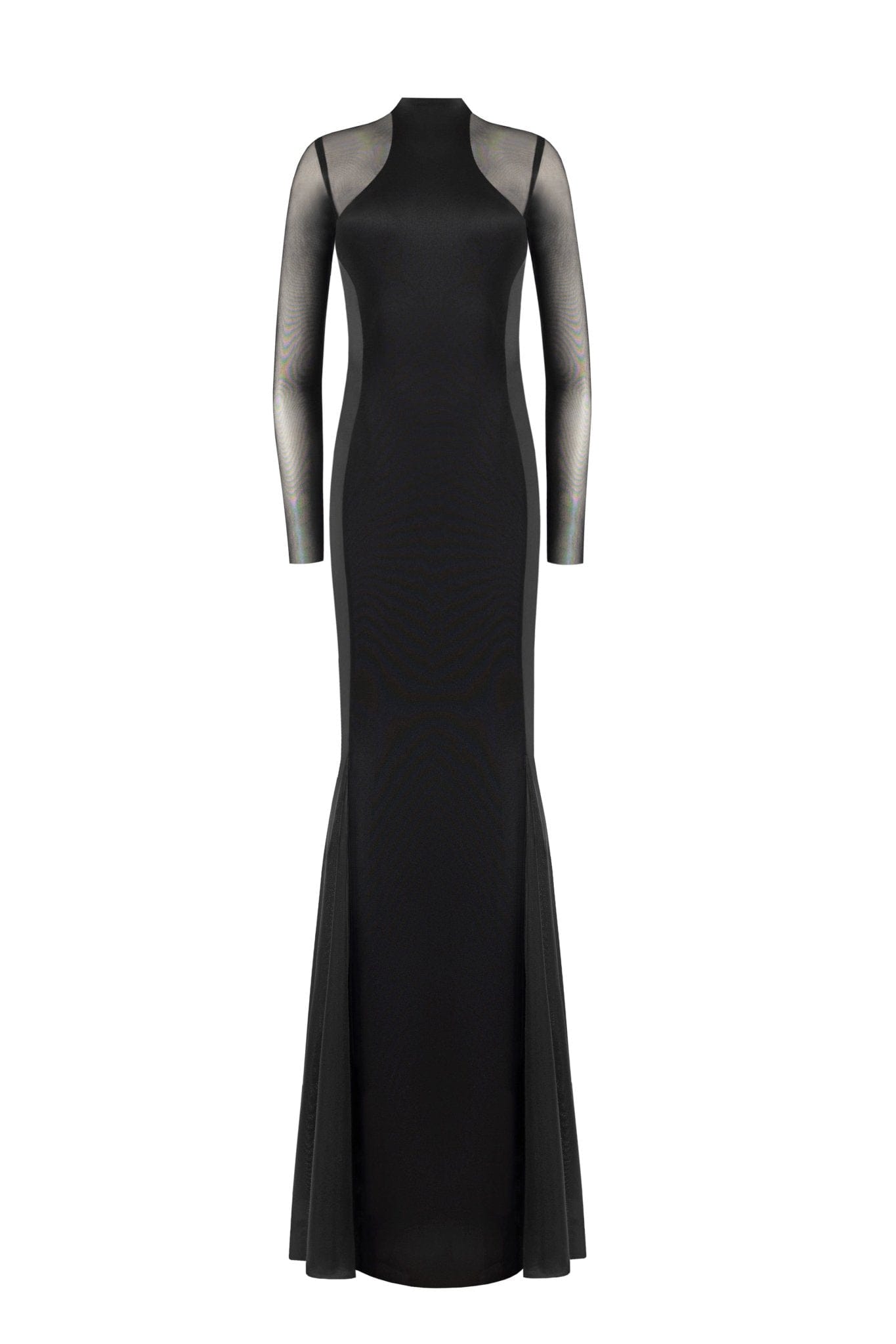 Milla Crystal-Covered Fabulous Black Maxi Dress Xs / Black