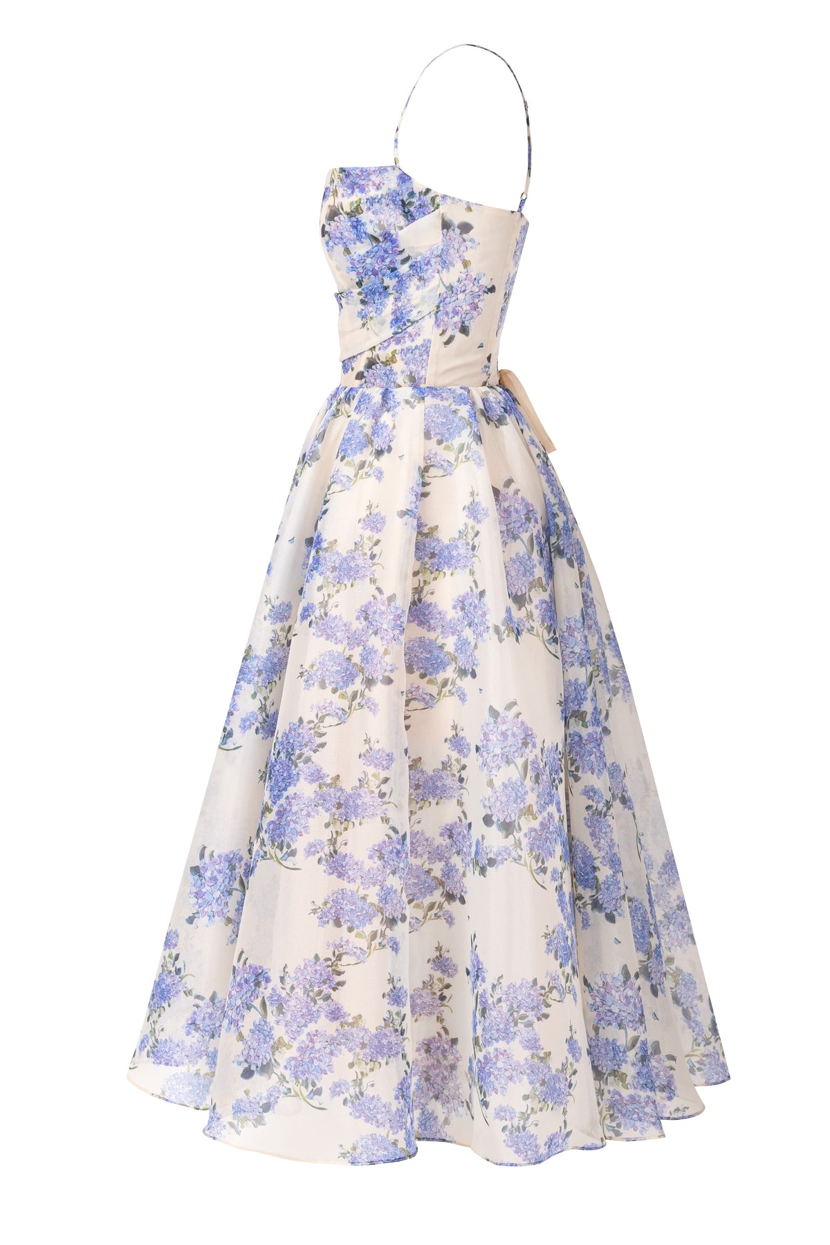 Hydrangea spaghetti strap midi dress Milla Dresses - USA, Worldwide ...