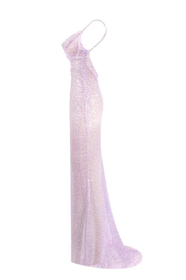 Gala lavender glittering maxi dress - Milla