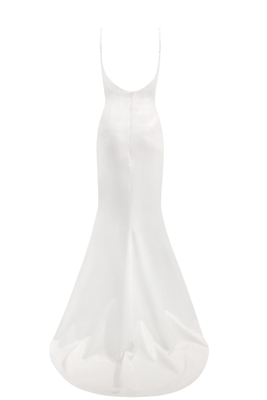 Chic mermaid maxi dress in white - Milla