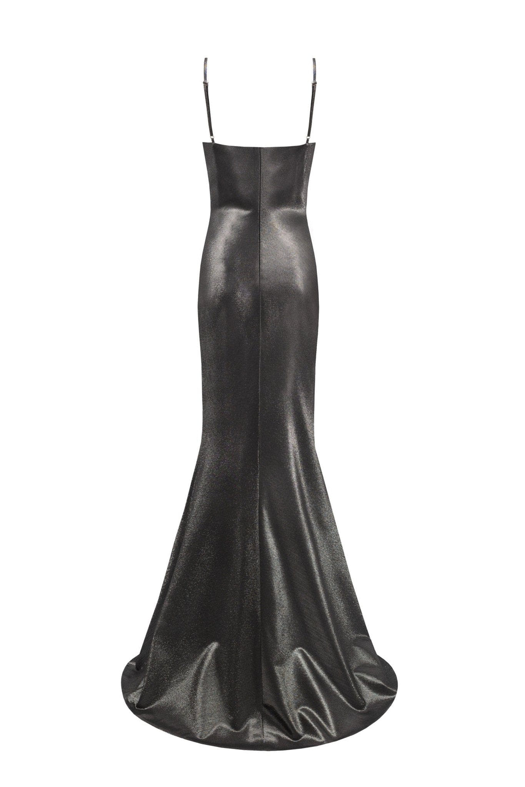 Shimmering graphite maxi dress - Milla