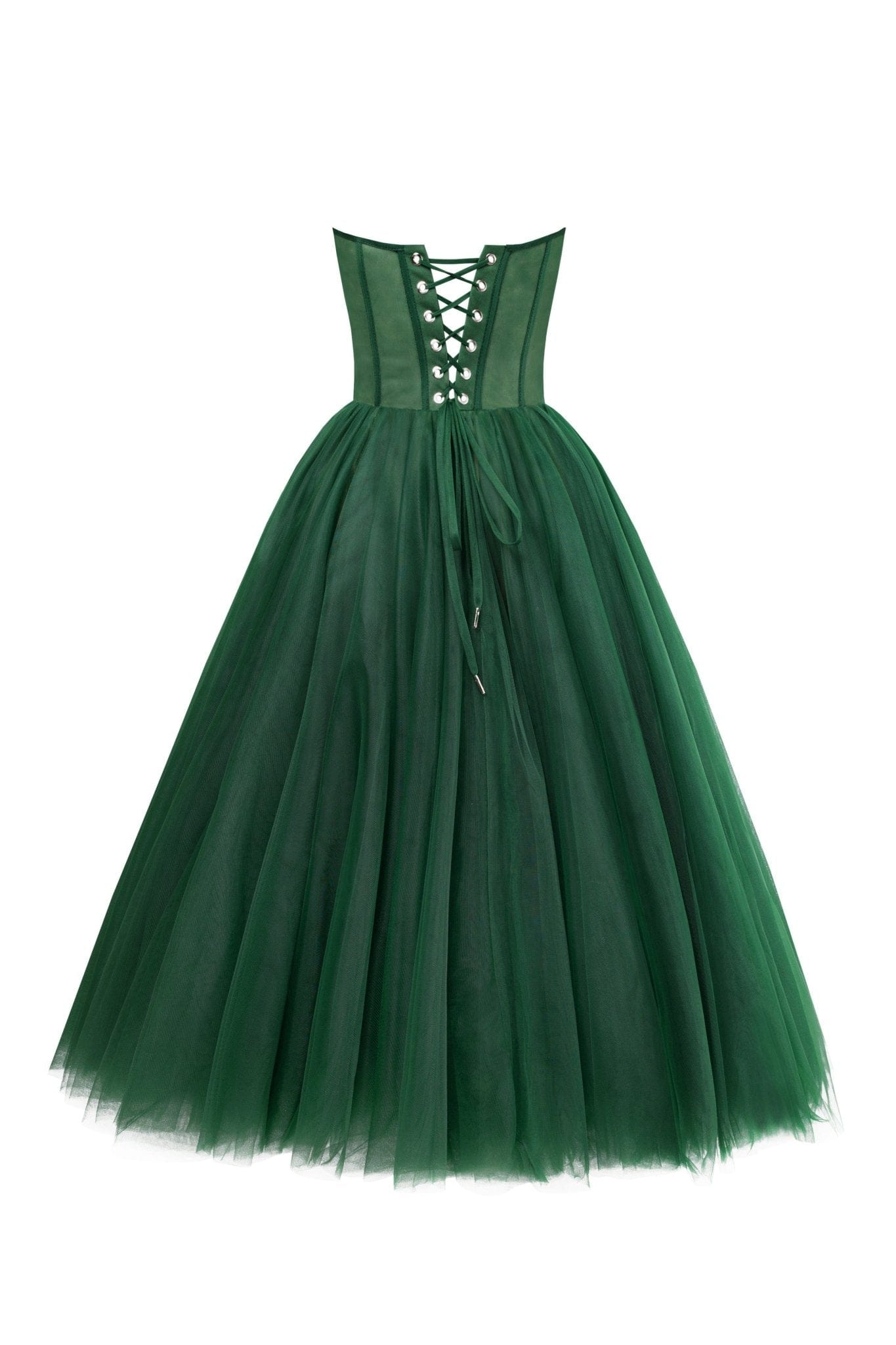 Emerald Green Old Hollywood Style Satin Gown | Deco Shop