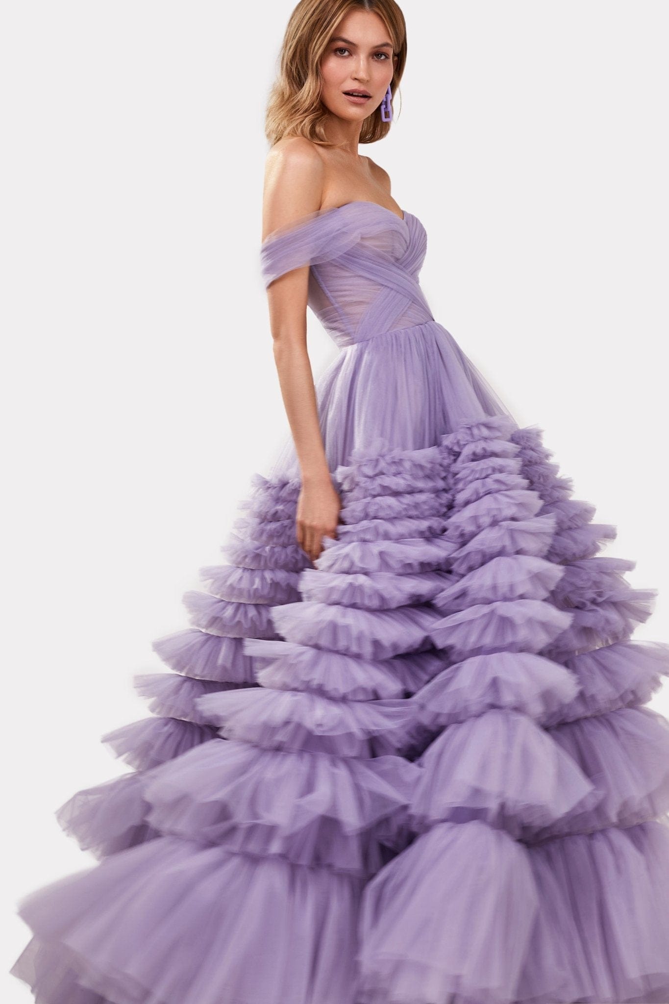La Lune Cumulus Silk Plunged Lace Maxi Dress | Ivory | Dresses | Shona Joy  – Shona Joy International