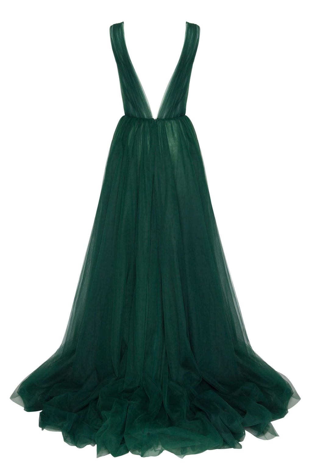 Emerald Green Elegant Maxi Dress - Milla