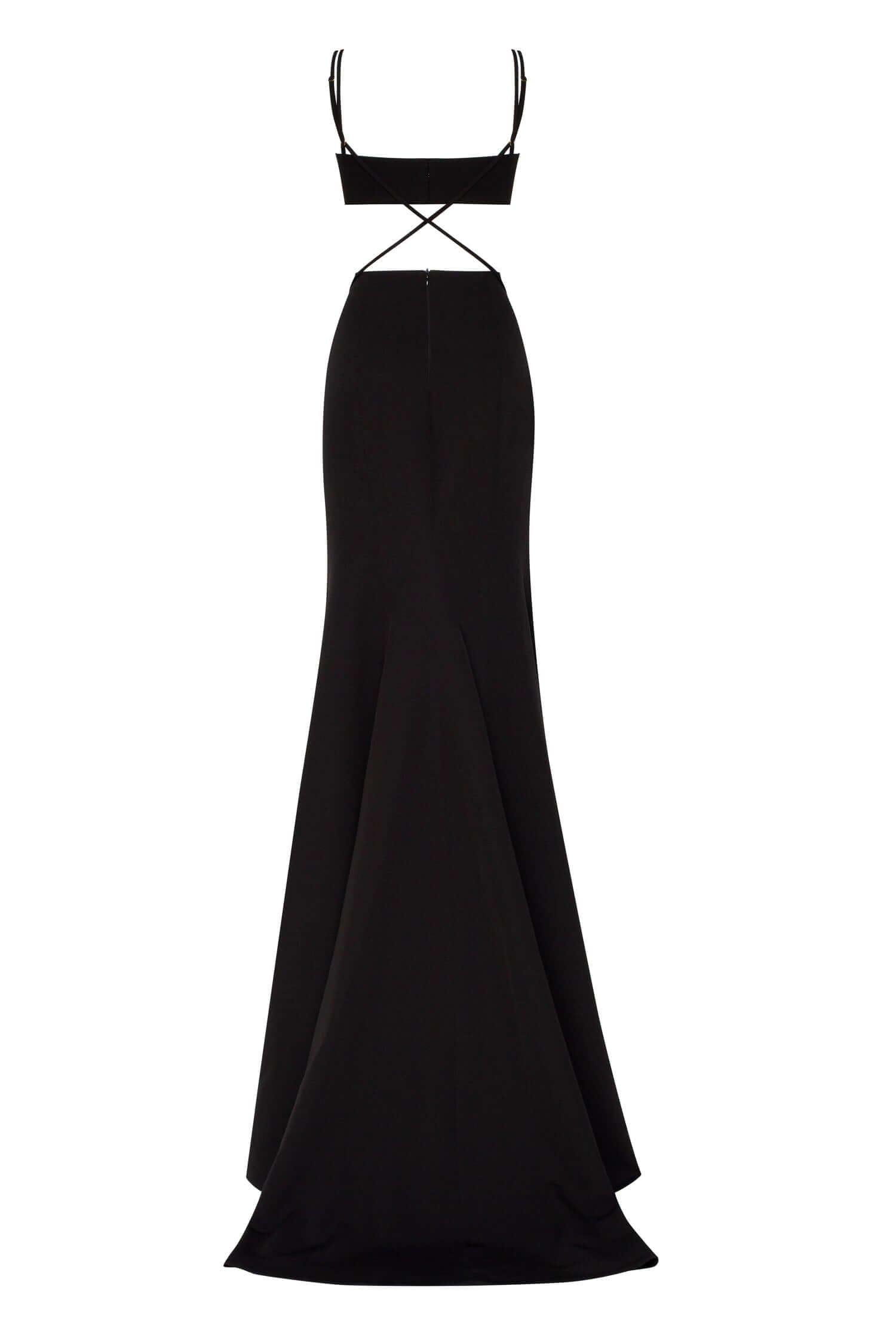 Black Casual side cut out maxi dress Milla Dresses - USA, Worldwide ...
