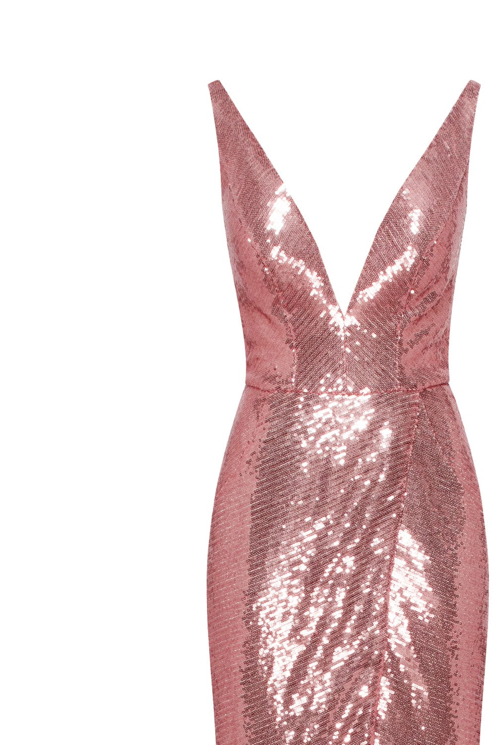 Breathtaking sequined rose maxi dress and gloves set Milla Dresses