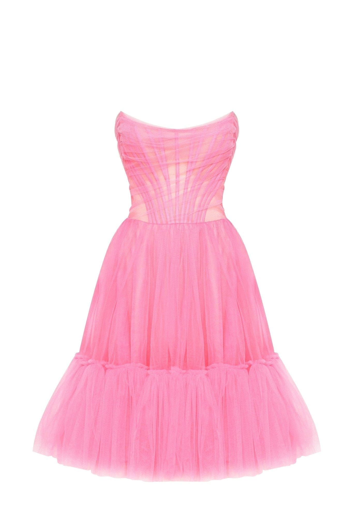 All-In-Pink bustier tulle dress - Milla