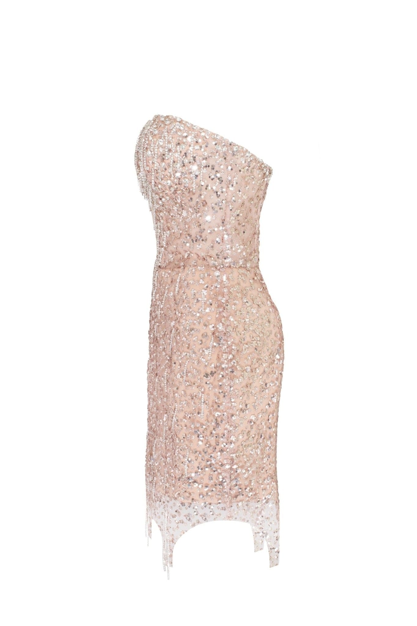 Spectacular sequined maxi gown on long spaghetti straps ➤➤ Milla