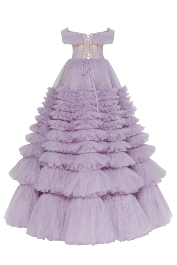 Ultra Puffy Prom Maxi Dress - Milla