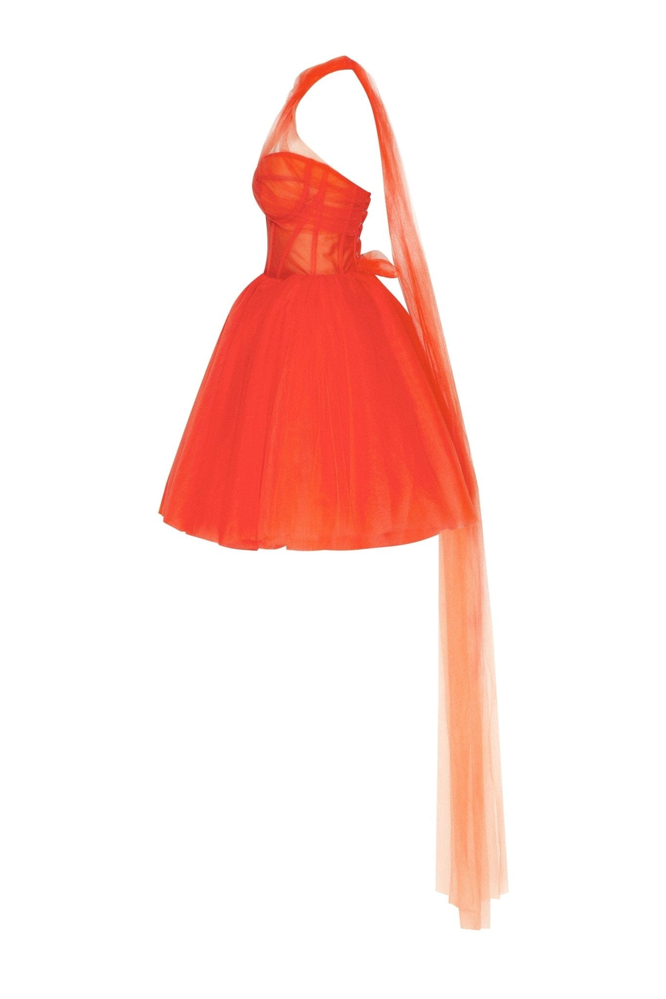 Vibrant red mini dress - Milla