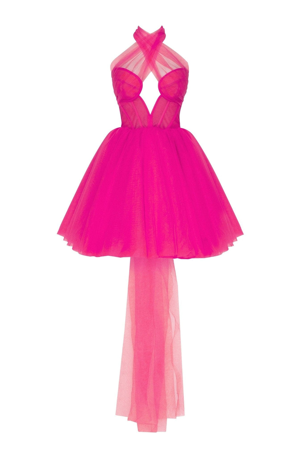 Vibrant pink mini dress - Milla