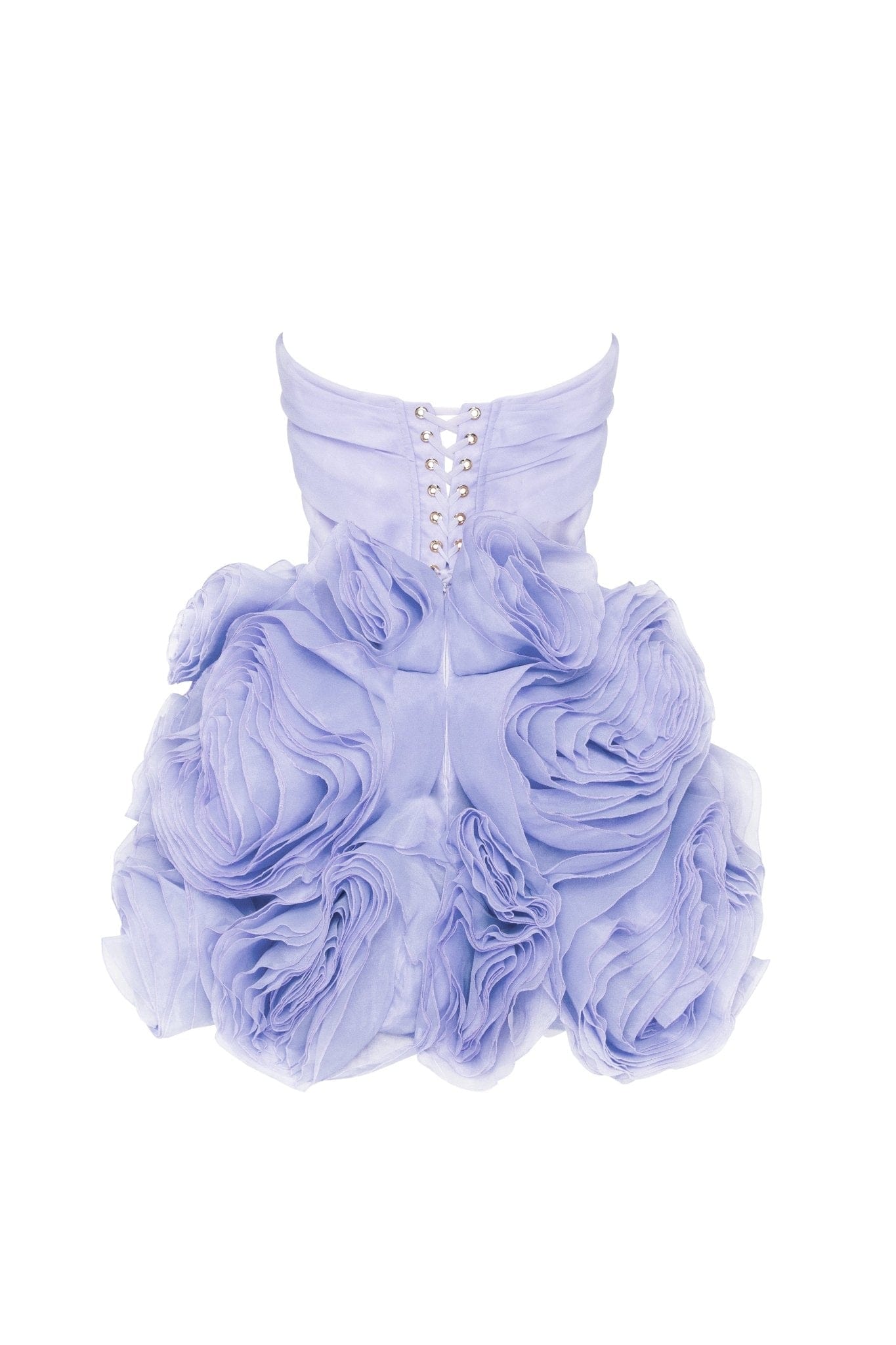 Appliquéd organza lavender mini dress Milla Dresses - USA, Worldwide ...