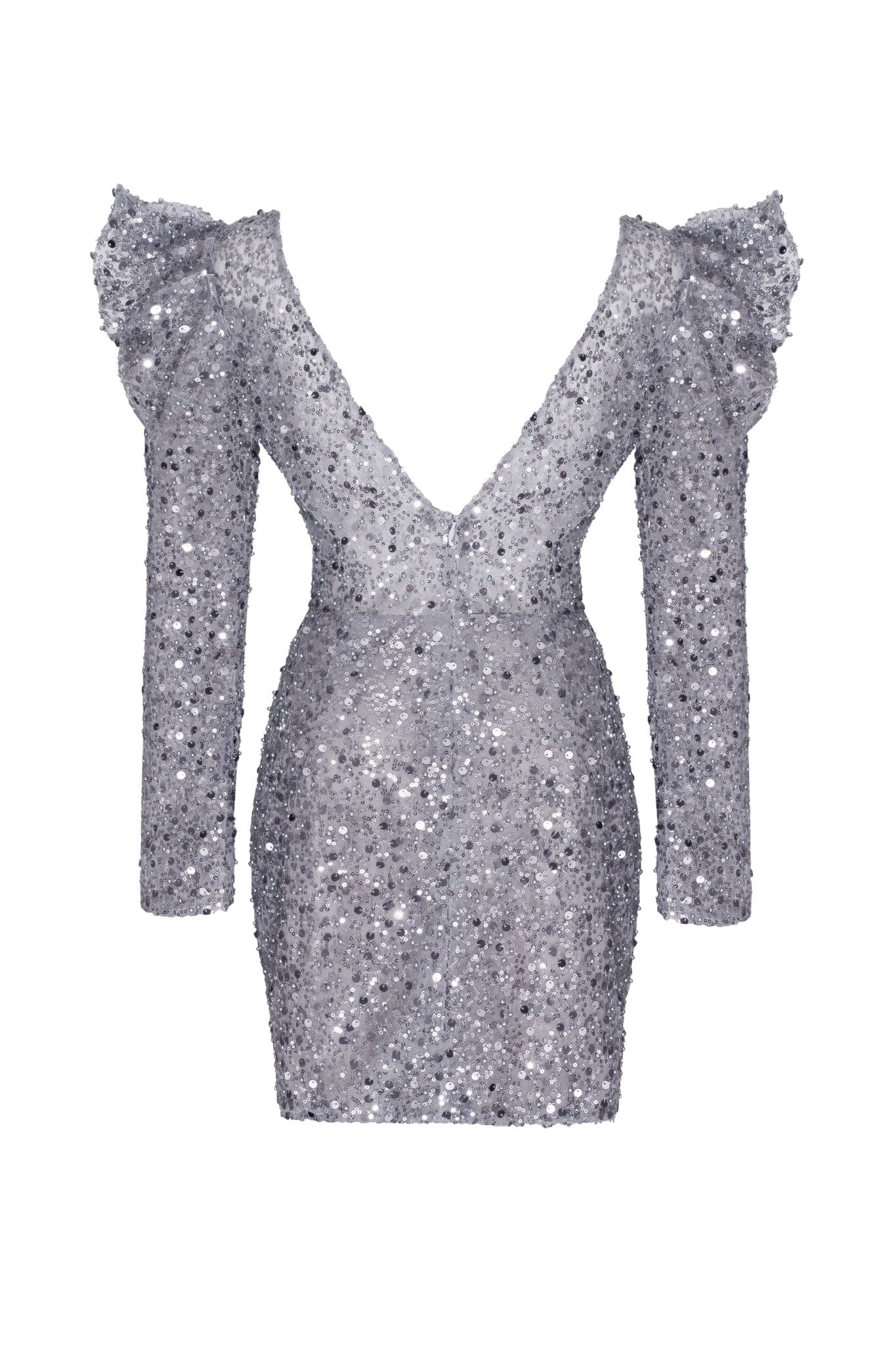 Elegant black off-the-shoulder sparkling maxi dress ➤➤ Milla Dresses - USA,  Worldwide delivery