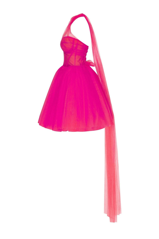 Vibrant pink mini dress - Milla