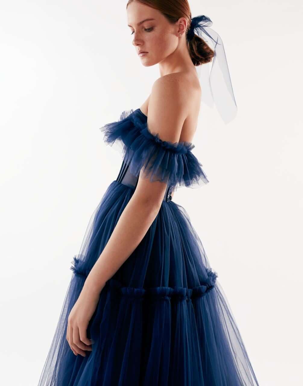 Elegant Off-the-Shoulder Maxi Dress - Milla